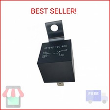 JD1912 12V 40A Car Relay, Heavy Duty 4 Pin SPST-NO Switch