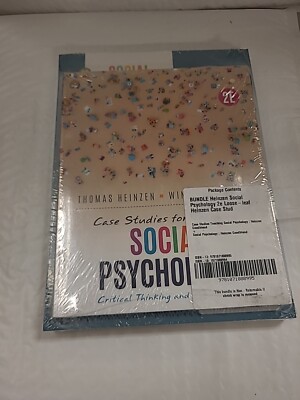 Bundle Social Psychology + Case Studies Teaching- Paperback By Heinzen New