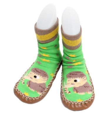 Baby Non Slip Shoe Socks Age Striped Star Kids Moccasins