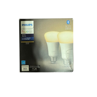 Vintage Philips Hue Smart 60W E26 A19 LED Bulb White Light 800 Lumen