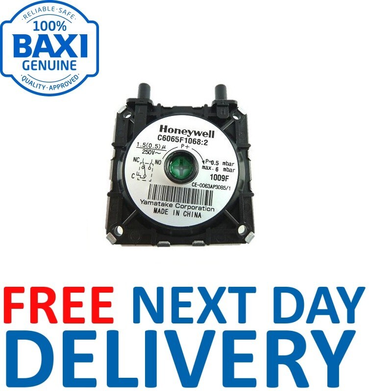 Baxi Solo 2 30/40/50/ 60/70/80 230068 Honeywell Aire Interruptor de Presión