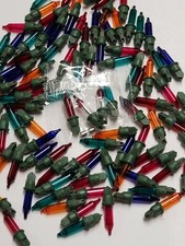 100 Replacement Mini Bulbs Incandescent 2.5 Volt 0.425 Watts Christmas Lights