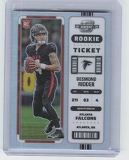 2022 Panini Contenders Optic Desmond Ridder #70 Rookie Ticket Silver Holo Prizm 