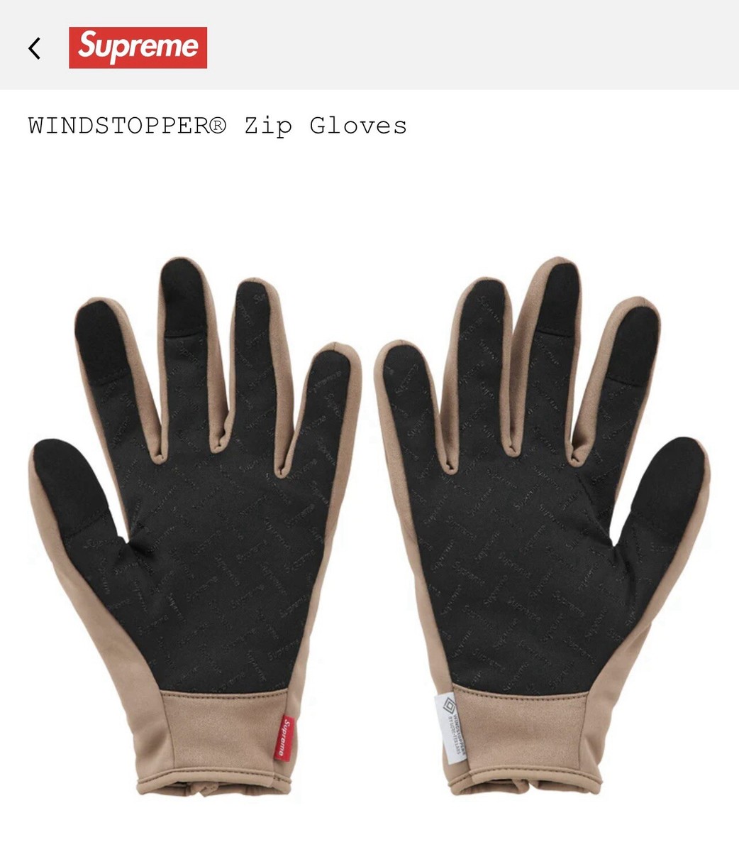 小物 Supreme WINDSTOPPER Zip Gloves Taupe Supreme WiNDSTOPPER Zip Gloves | Urban Outfitters