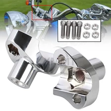 1" Handlebar 1 1/2" Risers Bottom For Harley Dyna Sportster 883 Heritage Softail