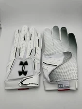 Under Armour TEAM FIERCE 5XL White Men’s Football Gloves