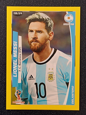 メッシ　ロシアワールドカップ　カード RUSSIA 2018 3R CARD #239 LIONEL MESSI FIFA WORLD CUP South America