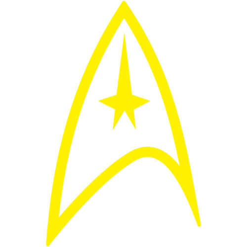 Distintivo auto decalcomania vinile decalcomania 3" comando flotta Star Trek v1 - Foto 20 di 26