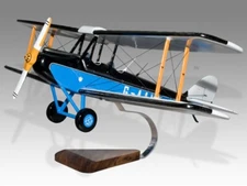 De Havilland DH.60M Moth Desk Wood Airplane New Model Small Scale 1/32