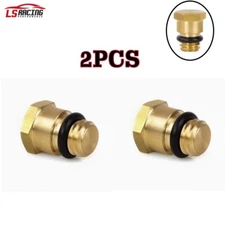 2x 03-07 for Ford 6.0 6.0L Powerstroke Diesel HFCM Water in Fuel WIF Drain Plug