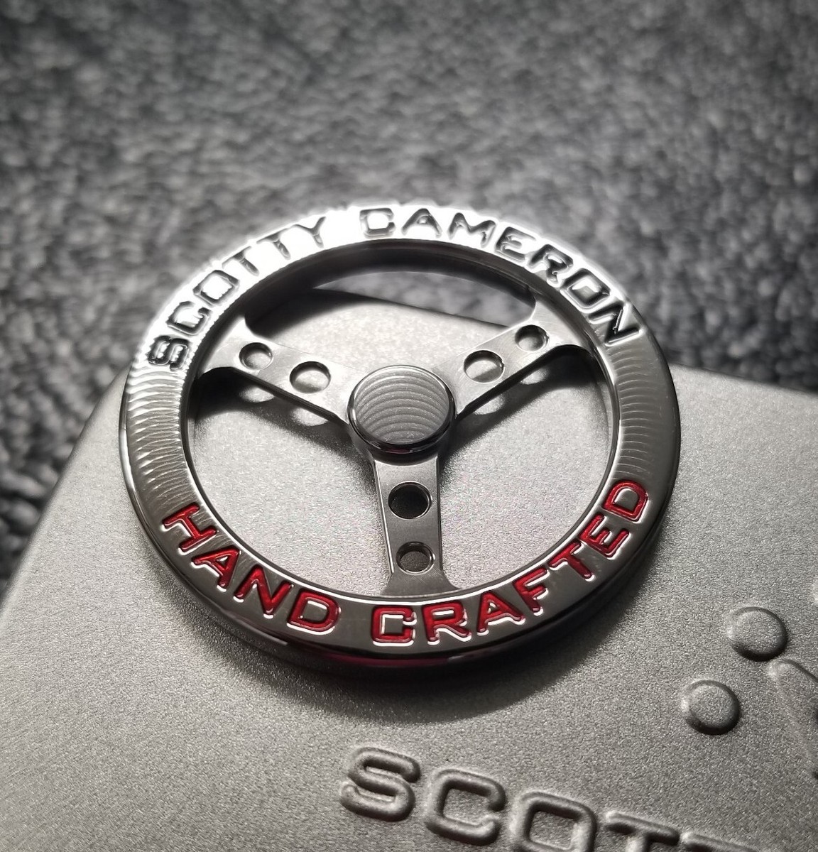 SCOTTY CAMERON HANDCRAFTED STEERING WHEEL BALL MARKER | eBay