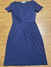 LARK & RO SHORT SLEEVE NAVY MISSES DRESS SIZE O ADORABLE
