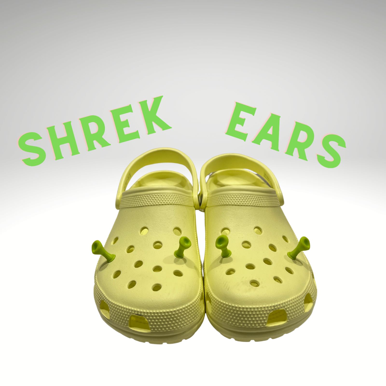 Ogre / Shrek ear charm - jibbitz for crocs