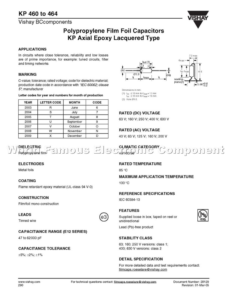 HeyNana 10 Pezzi Condensatore Polipropilene Non Polarizzato 275 V 470 - Foto 8