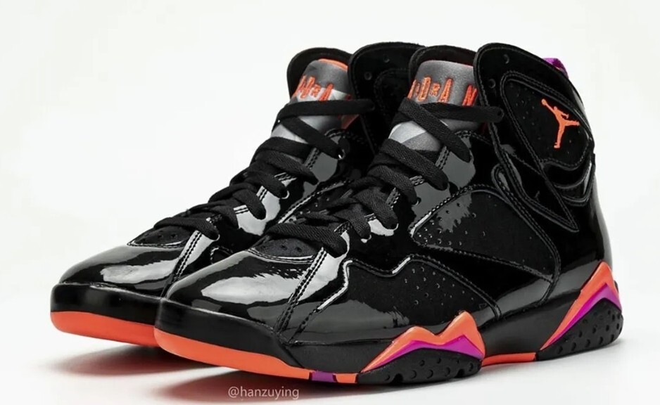 Nike Air Jordan 7 Retro Black Bright Crimson 313358-006 Nike Air Jordan 7 Retro Black Bright Crimson 313358-006