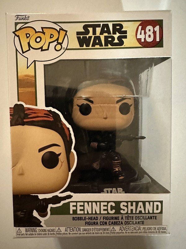 Funko Pop Star Wars Fennec Shand 481 Book Of Boba Fett -  box damage