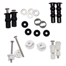 Universal Toilet Seats Screws and Bolts, Metal Toilet Seat Replacement Parts Kit