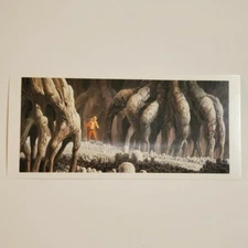 Ralph McQuarrie Postcard Star Wars Empire Strikes Yoda Luke Skywalker Dagobah