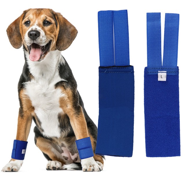 2PCS Pet Wrist Guard Knee Protector Injury Front Leg Rehabilitation