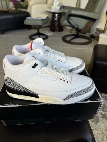 Size 12 - Jordan 3 Retro Mid White Cement Reimagined DEADSTOCK DN3707-100