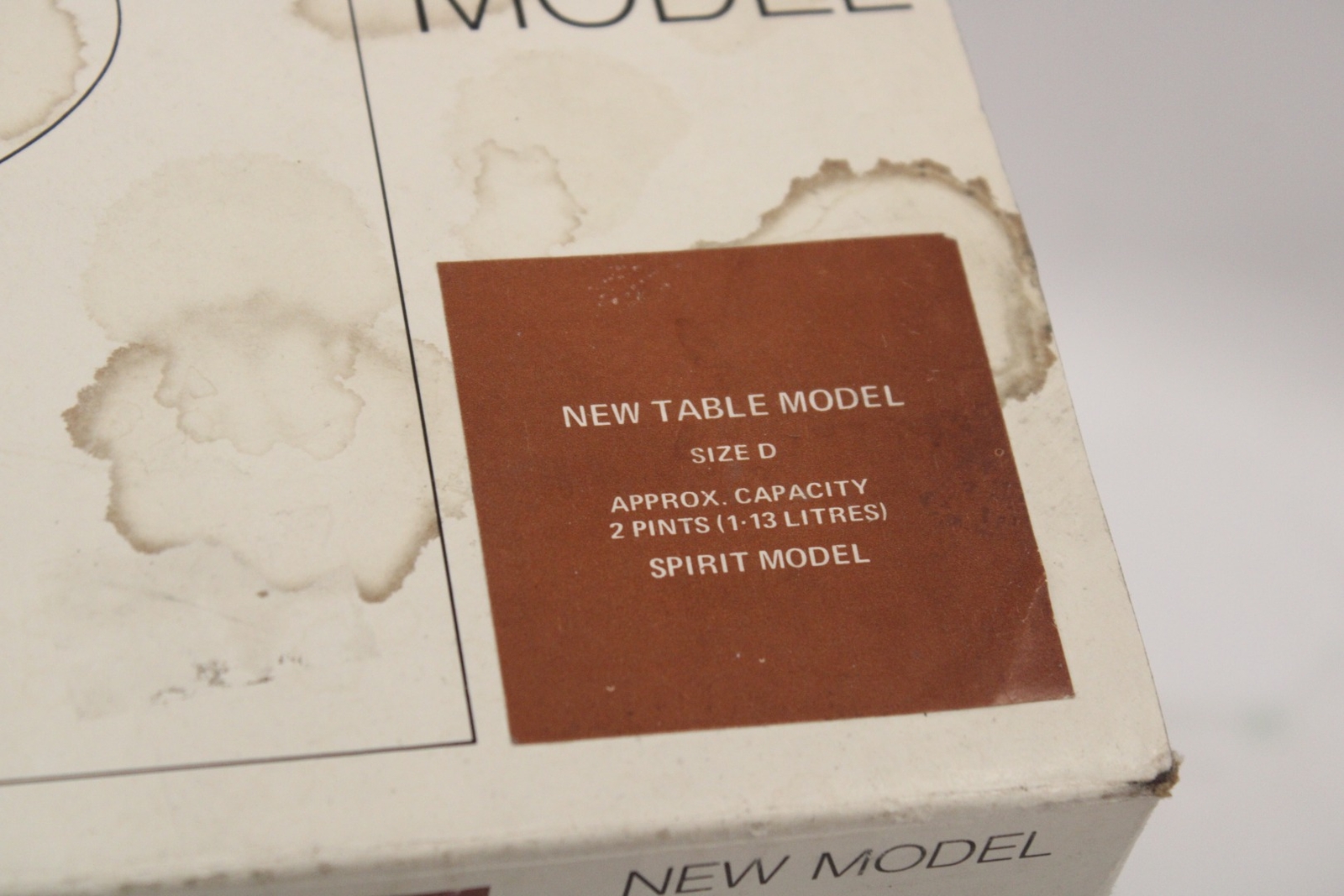 Vintage CONA Coffee Maker Standard Presentation Set 2 Pints/ 1.13L