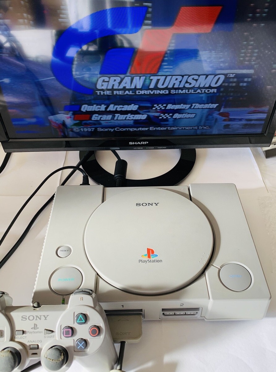 Sony PlayStation 1 PS1 Console SCPH-7000 Controller Cables Set