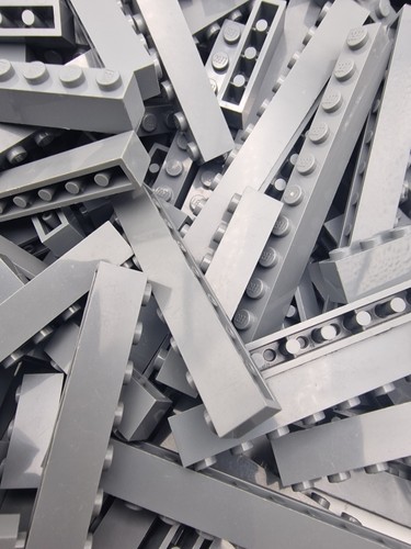 LEGO Brick Bundle x100 PACK, 1x2,3,4,6,8+ Random Basic Sizes LOT/Select Colour - Picture 13 of 43