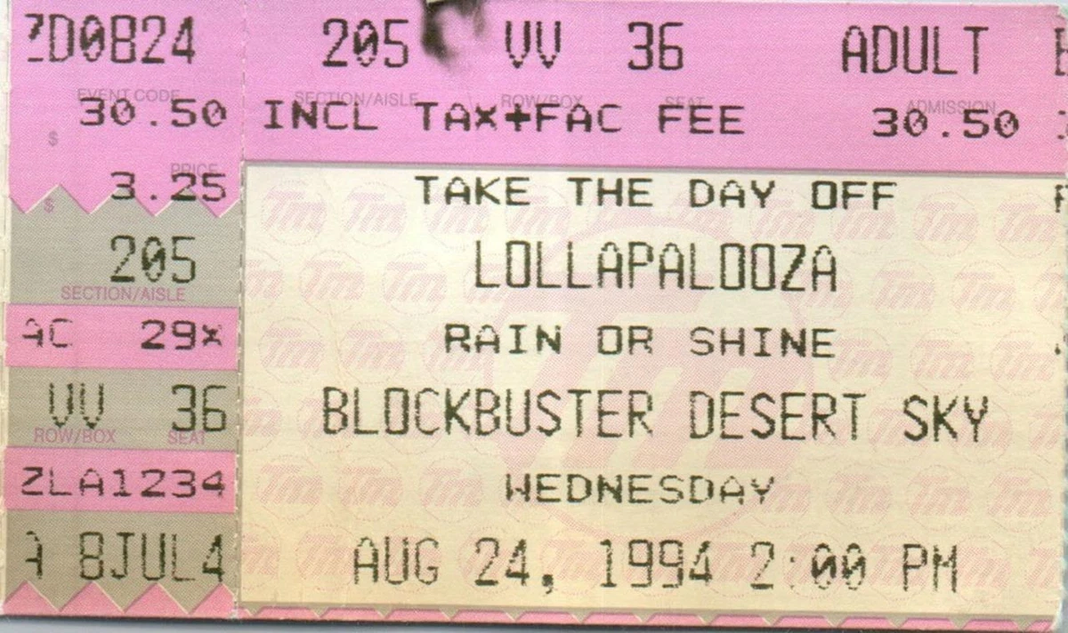 Lollapalooza ticket sale