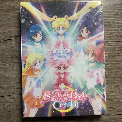 SAILOR MOON CRYSTAL SET 2 (2 DISC DVD SET) NEW SEALED - Black Moon Ark Eps 15-26