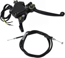  7/8" 22Mm Thumb Throttle Cable With Dual Brake Lever Assembly For 50Cc