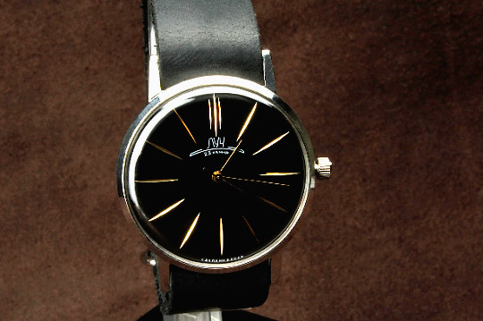 Men's LUCH Mechanical Watch Luxury Ultra SLIM leather strap POLJOT De Luxe