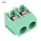 <!--F#f_0-->50pcs 2-Pin 5mm Pitch PCB Mount Screw Terminal Block Connector 26-14AWG AU<!--F/-->