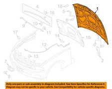 Ford Oem 13-14 Mustang-hood Dr3z16612a