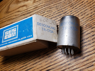Sescom TR-173A Plug In Audio Input Transformer 9-pin Miniature tube Socket VTG