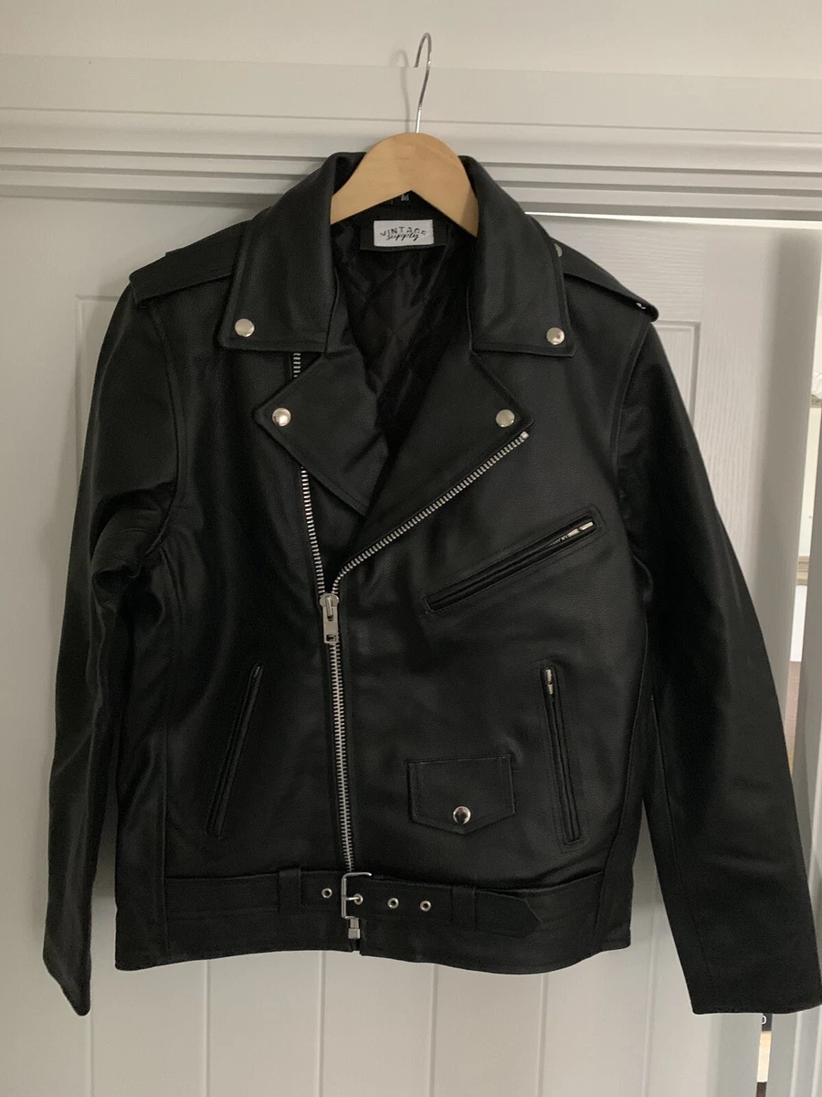 Vintage leather store jacket ebay