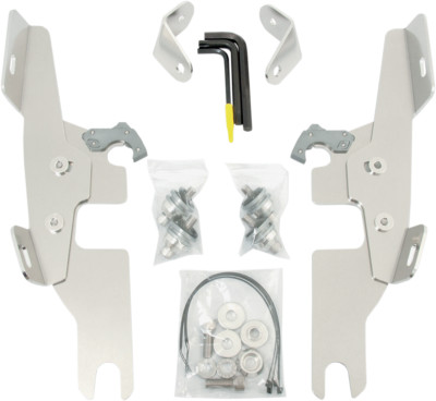 Memphis Shades Trigger-Lock Mount Kit for Batwing Fairing Polished MEK1983