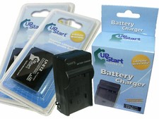 2x Battery Charger for Canon SL1, 100D, EOS M with EF-M