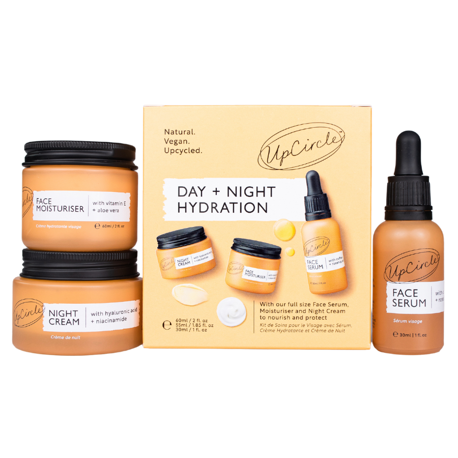 UpCircle Natural Vegan Day and Night Face Hydration Set