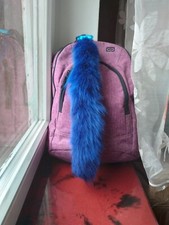 Fur keychain Keychain of real fox tail Decoration for backpackDecoration for bag