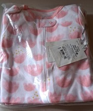 Cloud Island 3-Pk BODY CON CERNIERA ROSA/LX932 Bambino 3-6 M (Nuovo)