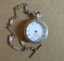 1870 Indian Wars Men's Pocket Watch National Elgin Custer Era