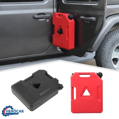  Car Door Mounting 2Gal Fuel Tank Can Gas Container for Jeep Wrangler /Gladiator