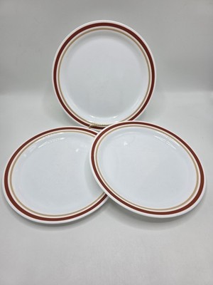 Corning Corelle ''Cinnamon'' 8 1/2 Inch Salad Plate-Set of 3