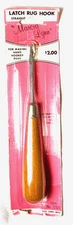 Vintage New Marcia Lynn Latch Rug Hook Straight No. 22920  New Old Stock