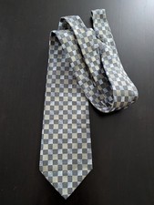 Roberto Villini Collezione Tie Necktie Silk Jacquard Green Blue