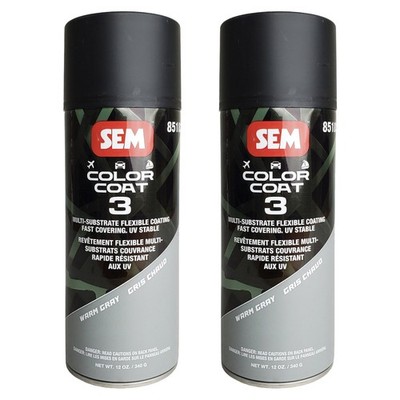 SEM 85183 Color Coat 3 Warm Gray Flexible Coating 12 oz. (2 Pack)