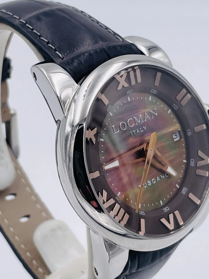 Reloj Locman Toscano Automático Ref590AMA/900 42mm Marrón Scontadísimo Nuevo - Imagen 3 de 4