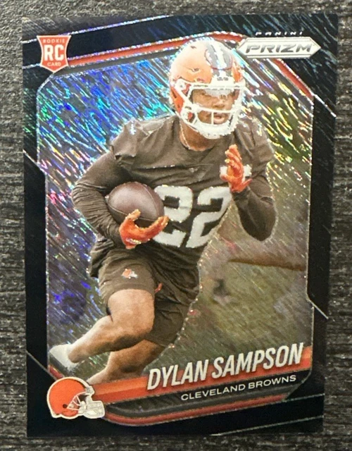 DYLAN SAMPSON - 2025 Panini Prizm Rookie BLACK SHIMMER PRIZM 1/1 SSP - BROWNS RC