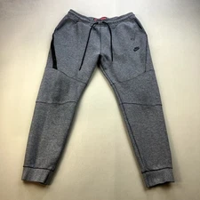 Nike Tech Fleece Jogger Sweatpants Mens Large Gray Swoosh Sportswear Athletic