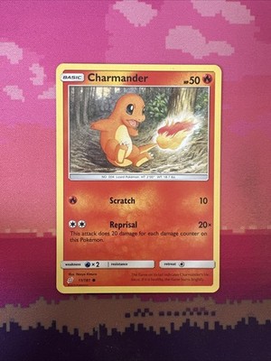 Pokemon Karte Charmander Team Up Common 11/181 Near Mint